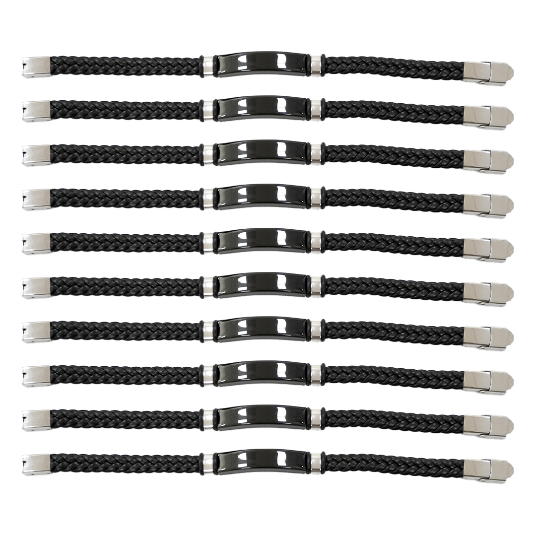 Leather Bracelets (6pcs) – DIY & Small Business Use