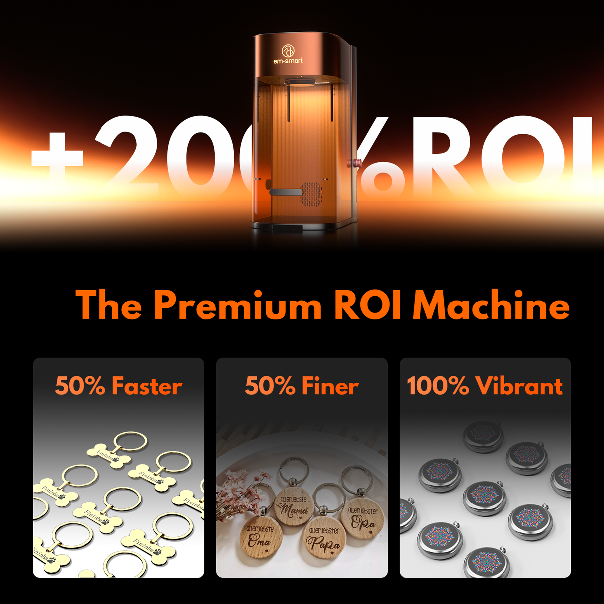 EM-Smart Dual 2 & SE Desktop Laser Engraver