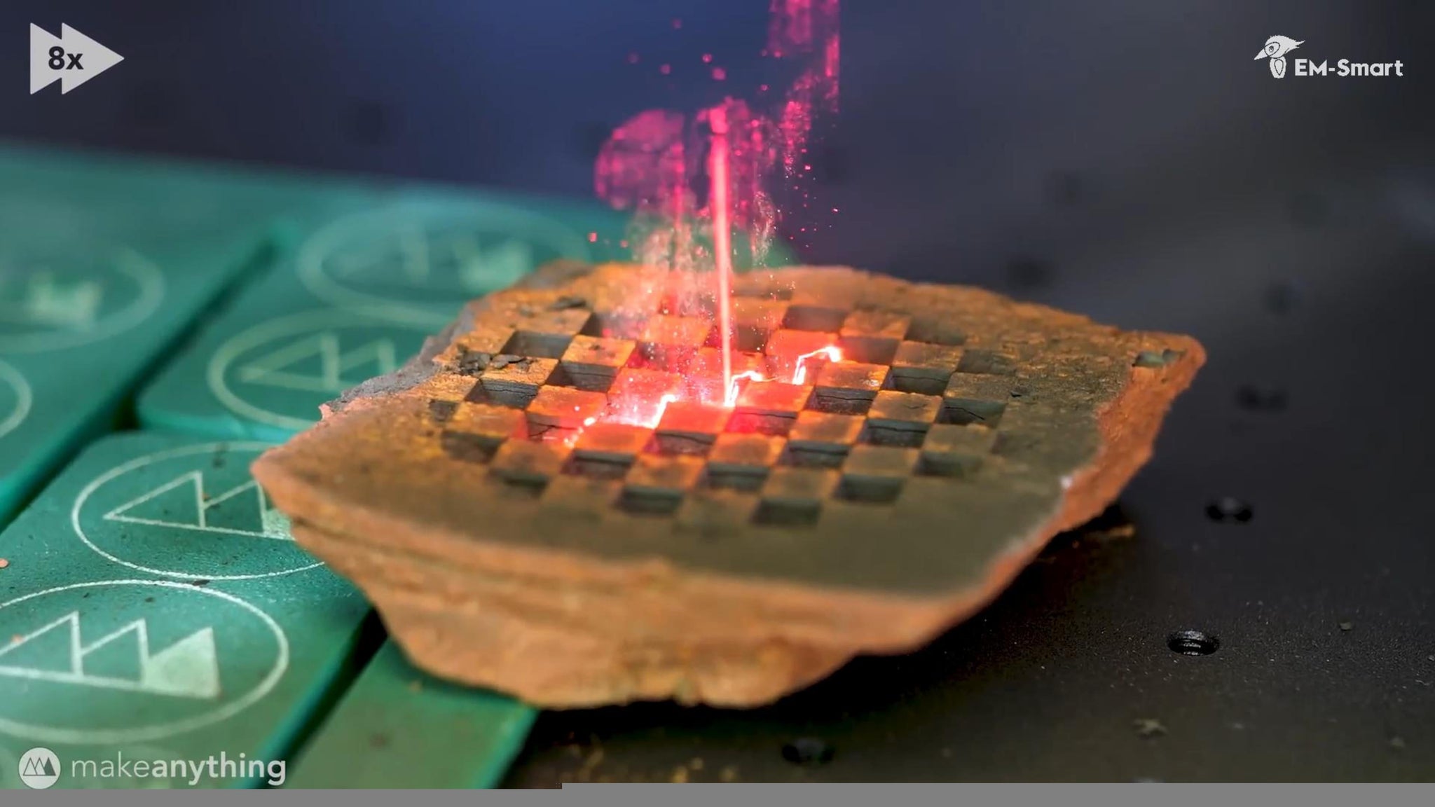 3D laser engraving