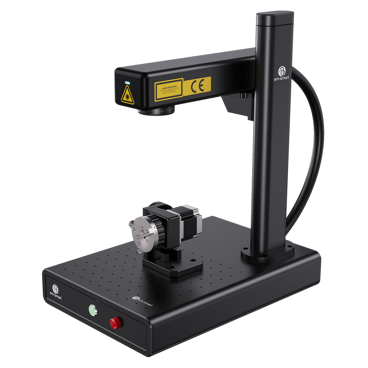 EM-Smart Basic 1/1R  20W Fiber Laser Engravers with/without Rotary