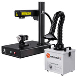 EM-Smart Basic 1/1R  20W Fiber Laser Engravers with/without Rotary