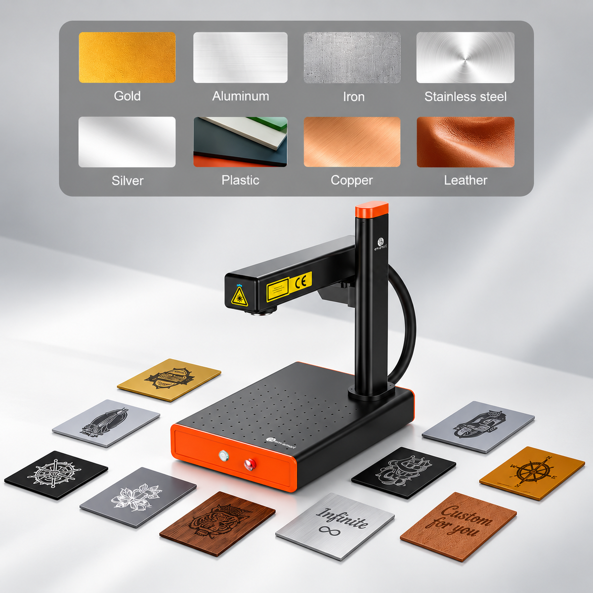 em-smart Basic 20W/30W Fiber Laser Engraver