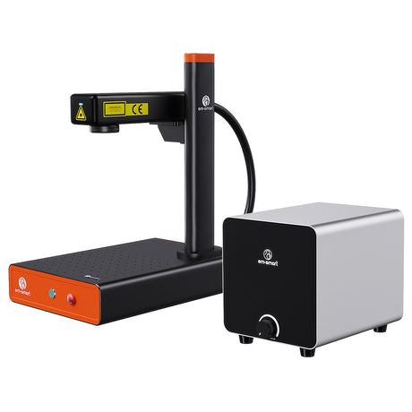 EM-Smart Basic 1/1R  20W Fiber Laser Engravers with/without Rotary