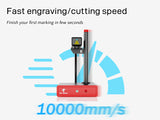 EM-Smart Super - 30W/50W Fiber Laser Engraver With/Without Rotary