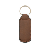 Laser-Ready Leather Keychains (6pcs)