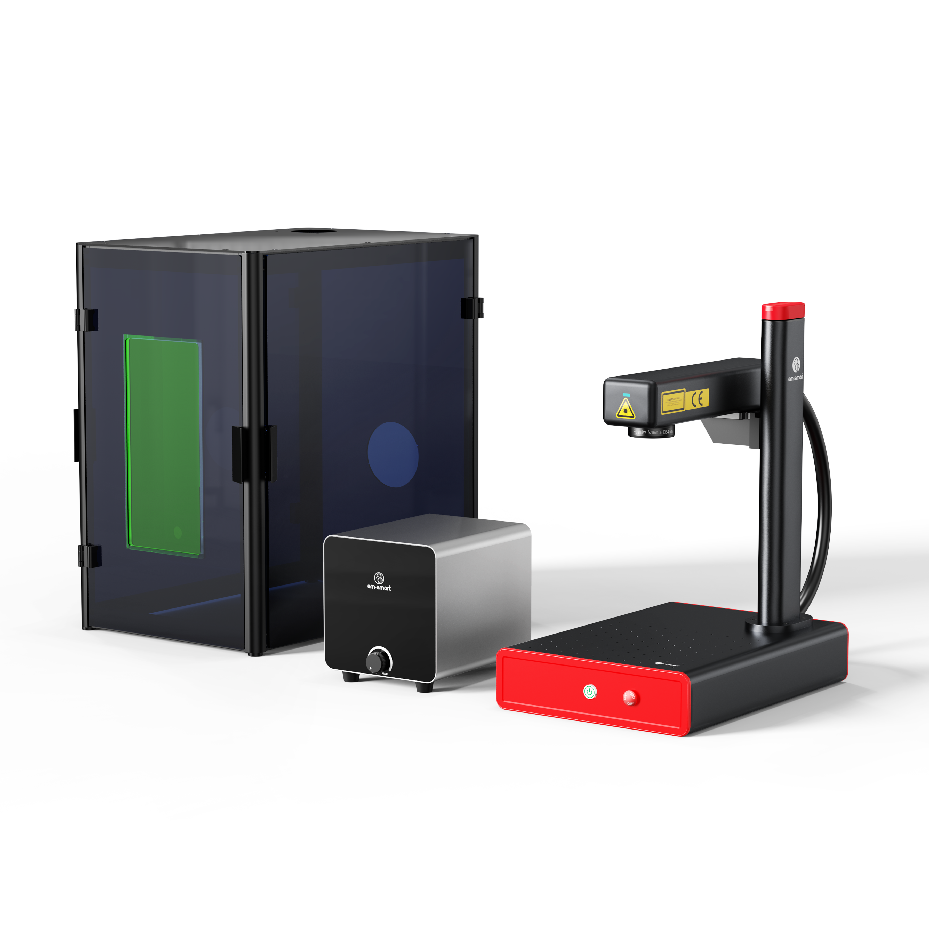 em-smart MOPA 30/60 - JPT Fiber Laser Engraver