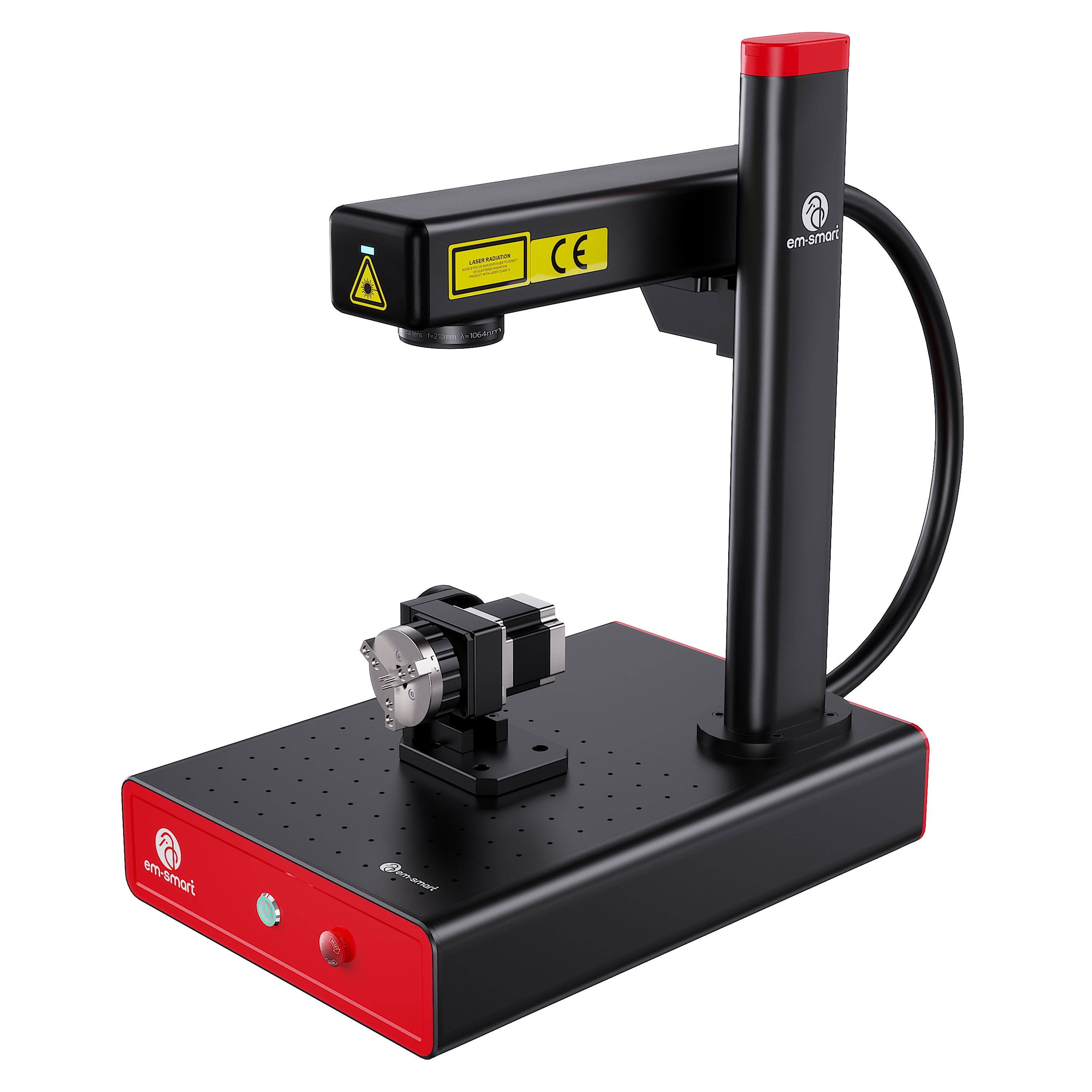 EM-Smart Super - 30W/50W - MAX Fiber Laser Engraver with/without Rotary