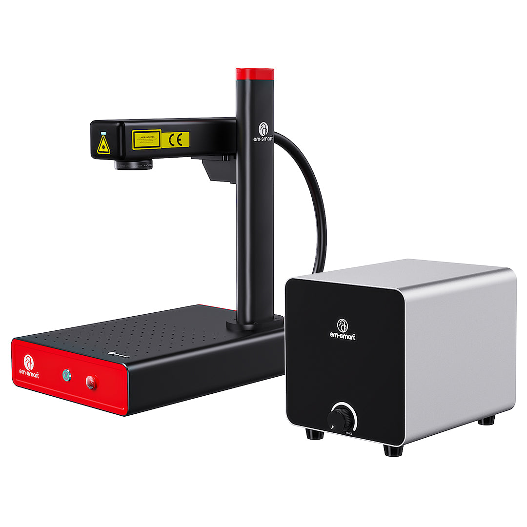 EM-Smart Super - 30W/50W - MAX Fiber Laser Engraver with/without Rotary