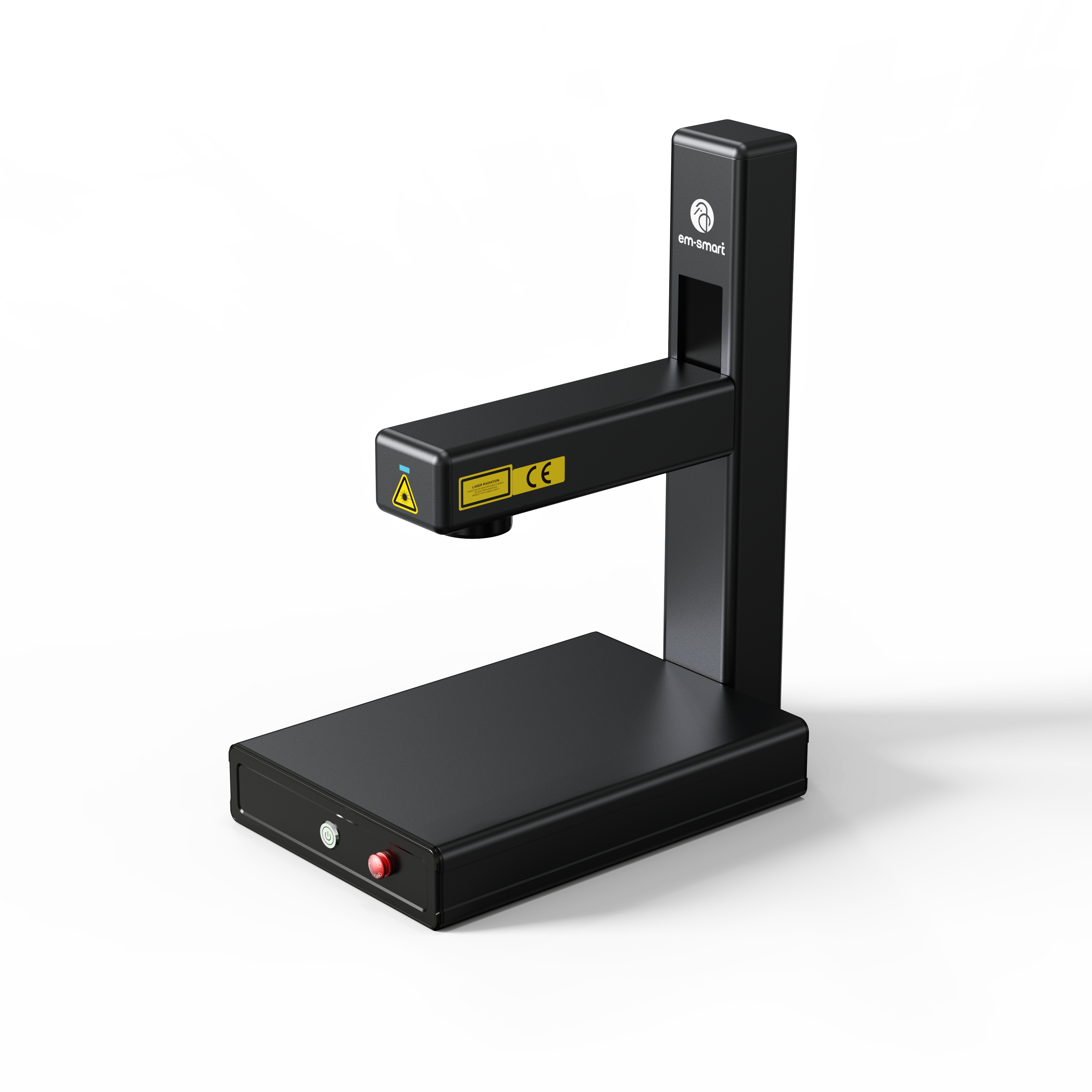 EM-Smart Nova - 20W/25W Portable & Foldable Fiber Laser Engraver with/without Rotary