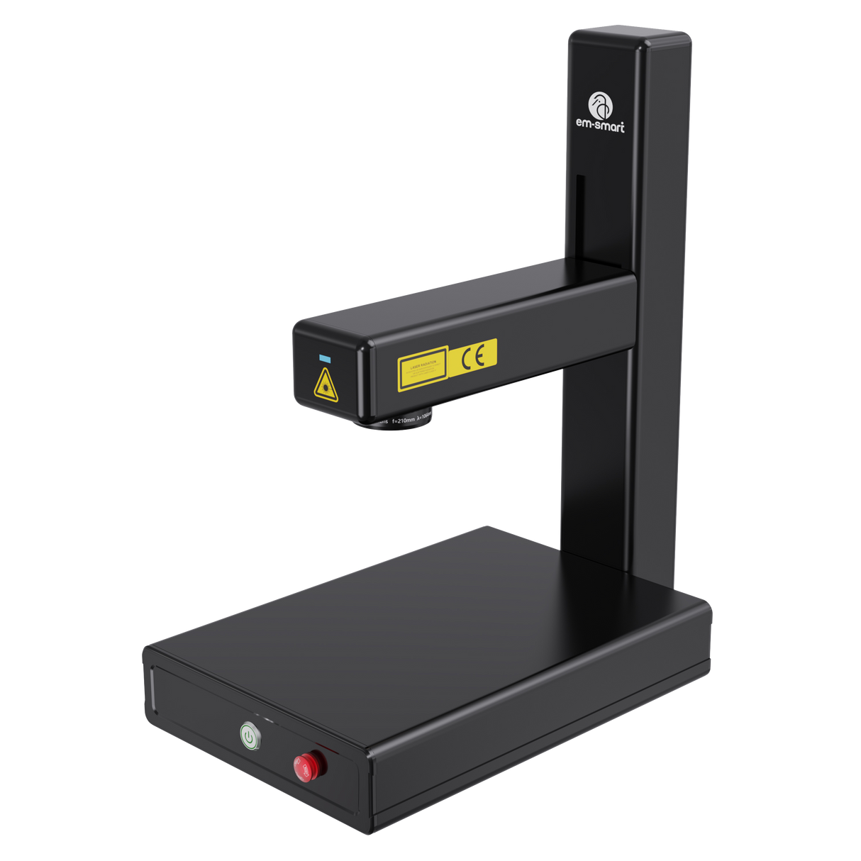 EM-Smart Nova - 25W Portable & Foldable Fiber Laser Engraver with/without Rotary