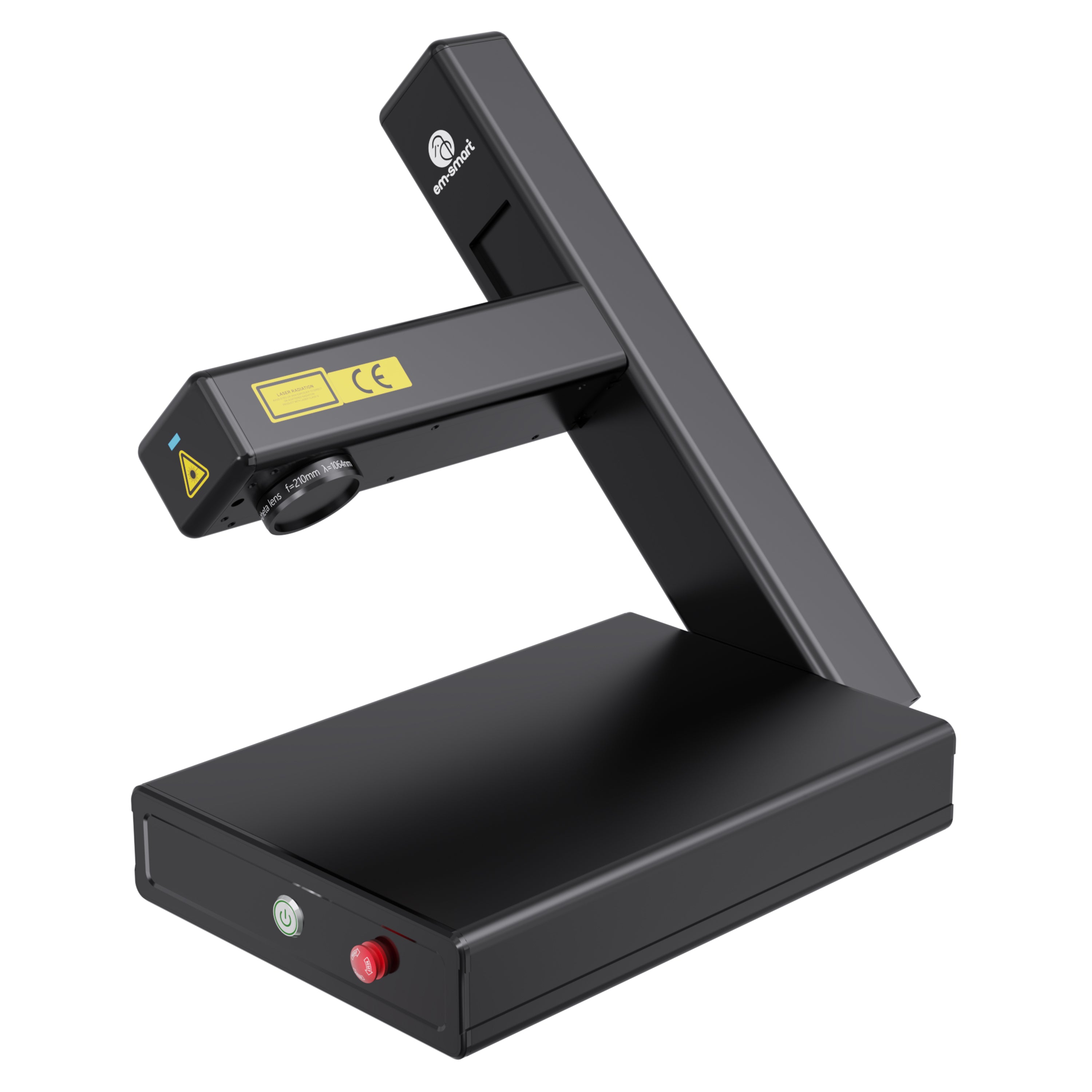 EM-Smart Nova - 20W/25W Portable & Foldable Fiber Laser Engraver with/without Rotary