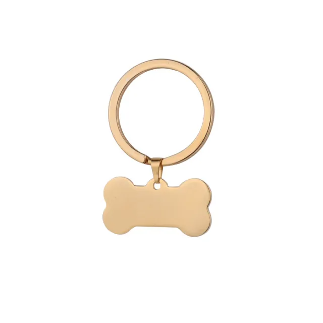 Stainless Steel Bone Dog Tag (30pcs)