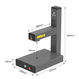 EM-Smart One(R) - 20W Portable Laser Engravers for Metal With/Without Rotary (Classic Grey)