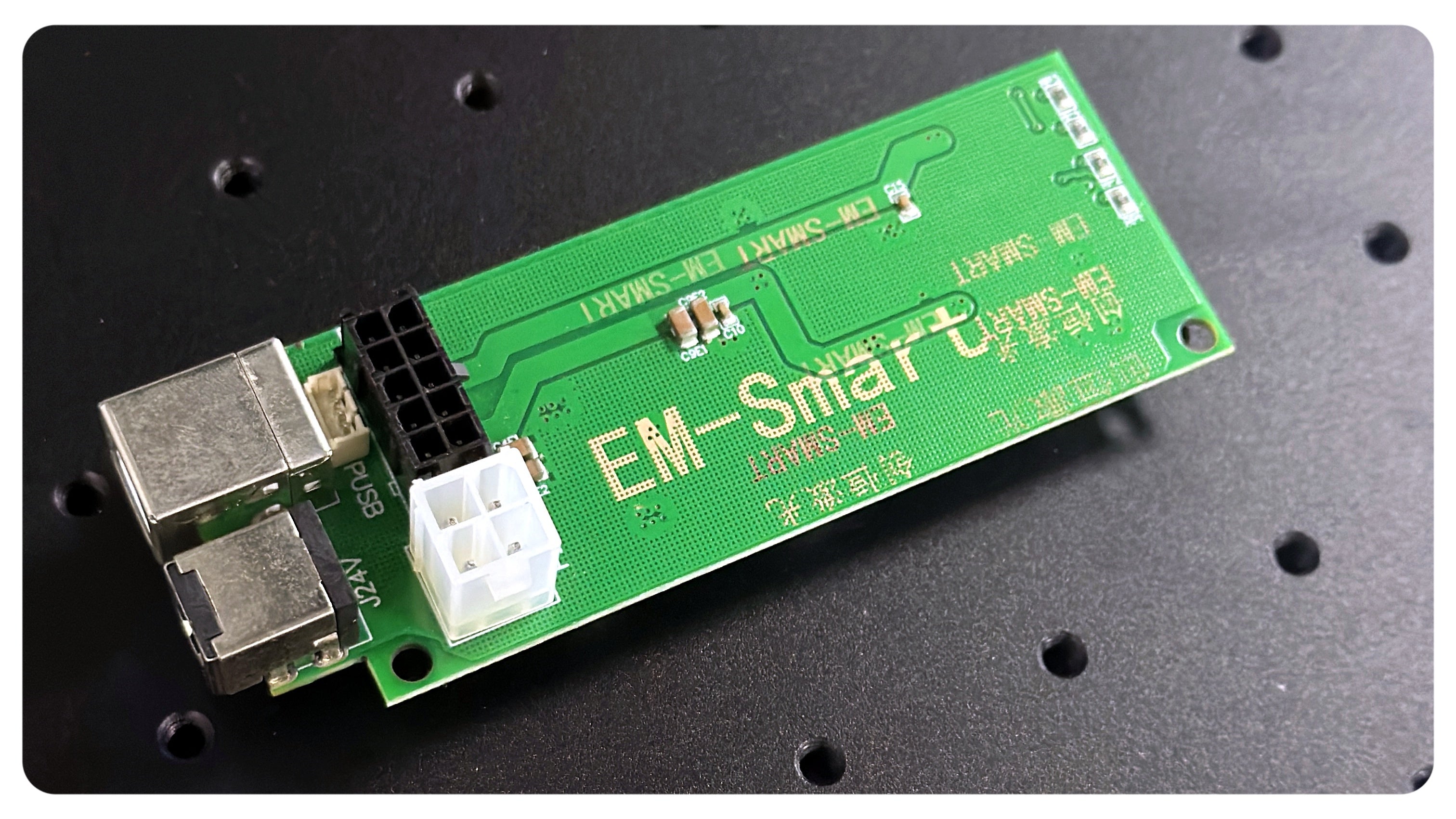 Laser engraving on PCB circuit board