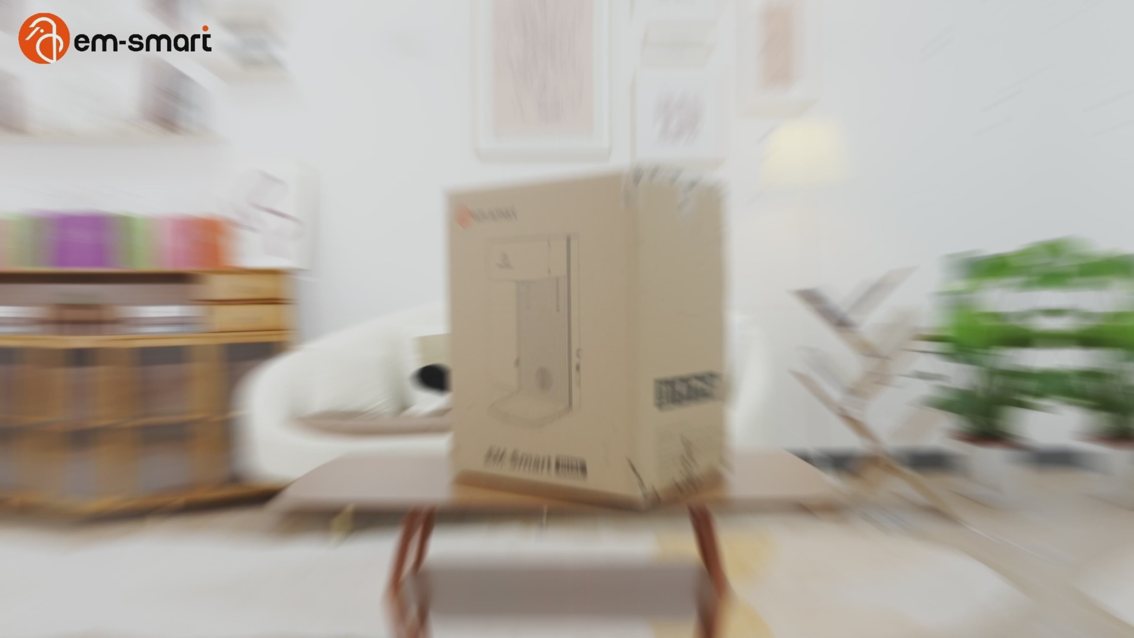 Load video: EM-Smart Dual 2 30W Mopa + 20W Diode Desktop Laser Engraver