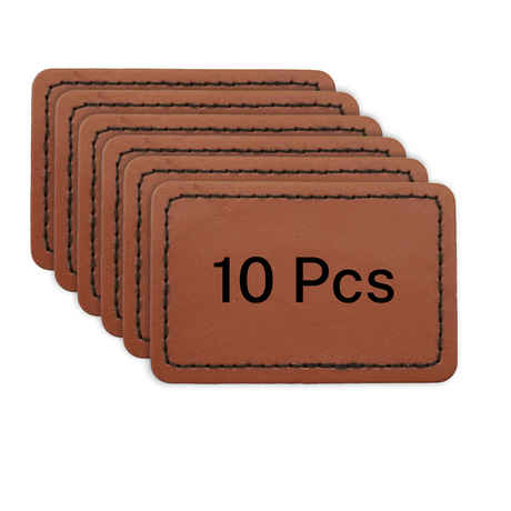 Pu leather Tag for Laser Engraving (10pcs)